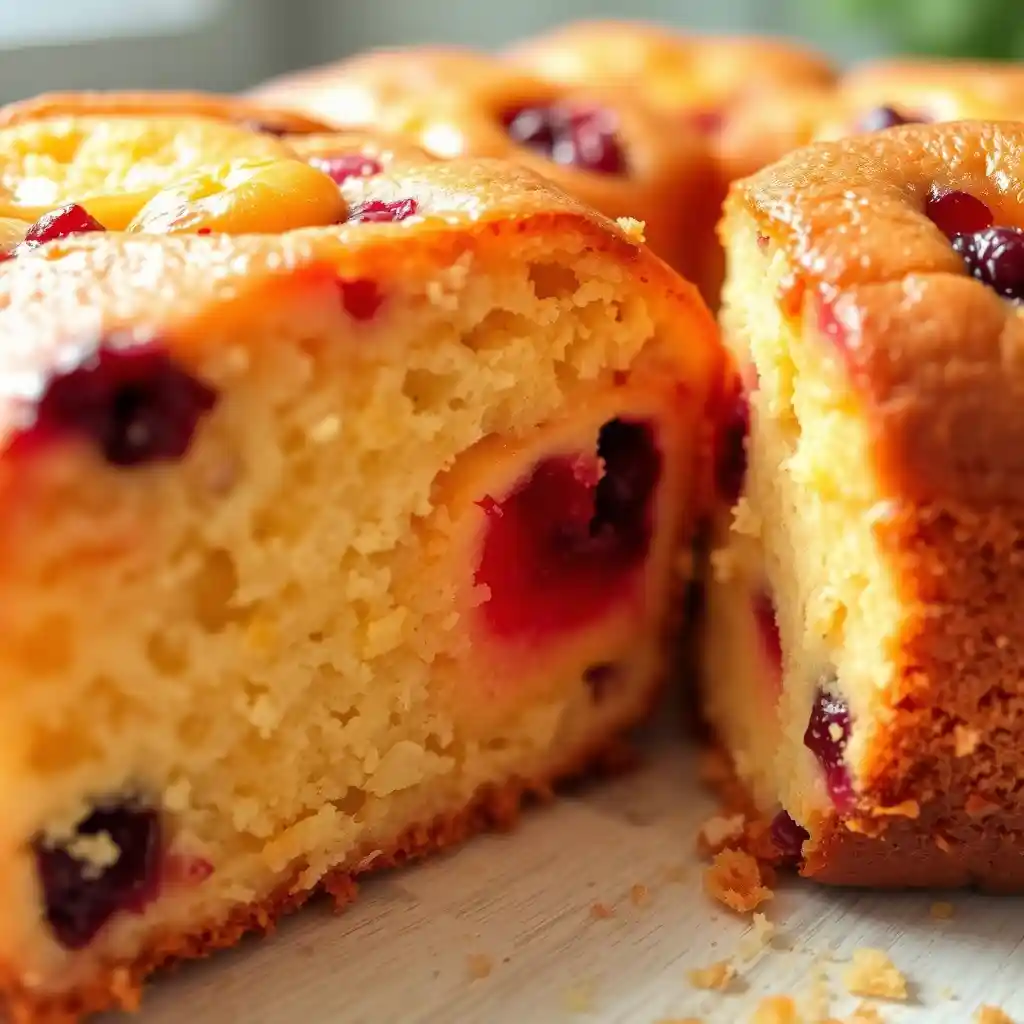 Veganes Kuchenstück mit Zitronenzeste und Minze